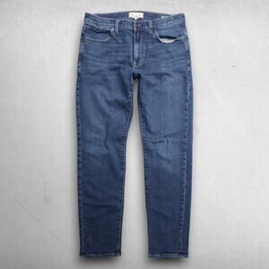 Madewell Slim Jeans Straight Stretch Denim Men 33x32 Blue Preppy Minimalist